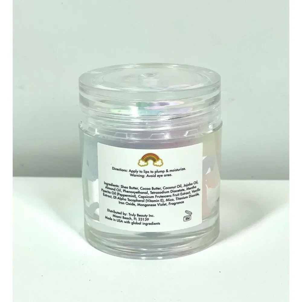 Truly Beauty PLUMP Coconut Vanilla Rainbow Whipped Lip Butter Rare New